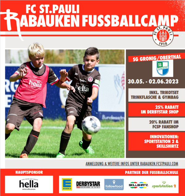 FC St.Pauli Rabauken Fussballcamp 2023